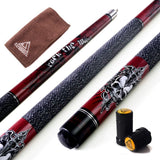 New Edition Maple Pool Cue Set with Blue Carrying Bag - Nichze