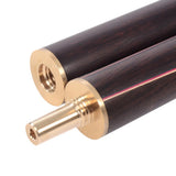 Classic Handmade 57 Inch Rosewood 3/4 Piece Snooker Cue + Black Cue Case and Cue Extension - Nichze