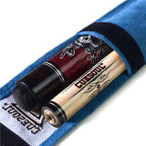New Edition Maple Pool Cue Set with Blue Carrying Bag - Nichze