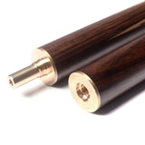 57" Snooker Cue Handcraft 3/4 Jointed with Mini Butt End Extension Packed in Aluminium Cue Case - Nichze