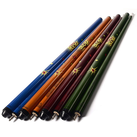 48 Inch Junior Kid Billiard Cue Stick with Colorful Design - Nichze