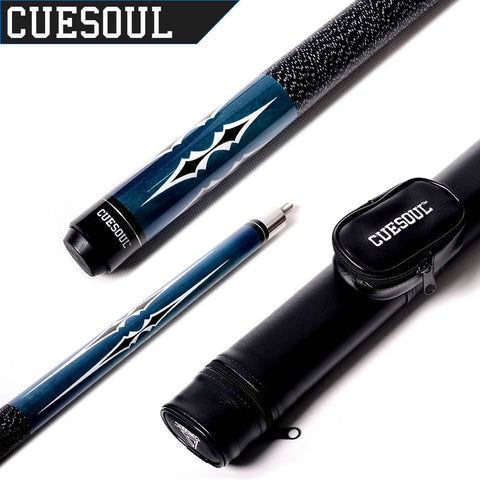 *Kõige kallim* Designer Billiard Cue 1/2 Jointed with Cue Case - Nichze