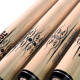 New Edition Maple Pool Cue Set with Blue Carrying Bag - Nichze