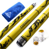 Maple Pool Cue 58" with Joint/Shaft Protector and Cue Towel. - Nichze