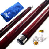 Maple Pool Cue 58" with Joint/Shaft Protector and Cue Towel. - Nichze