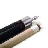 Maple Pool Cue 58" with Joint/Shaft Protector and Cue Towel. - Nichze